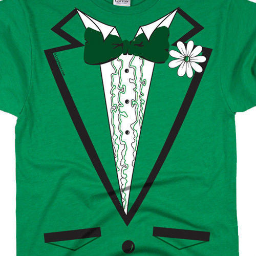 Kelly Green Tuxedo Tee