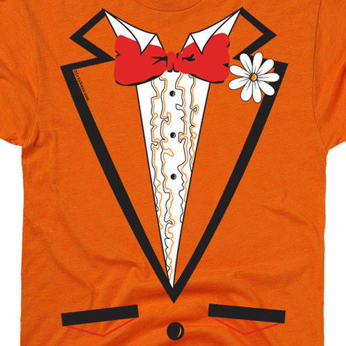 Orange Tuxedo Tee