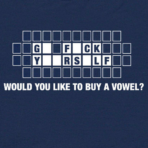 Buy a Vowel T-Shirt
