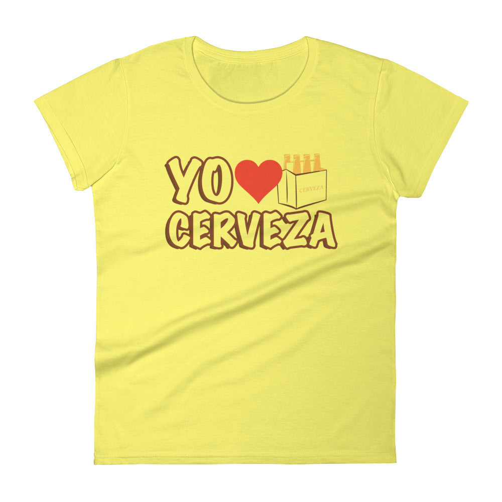 Women's Yo Heart Cerveza Tee