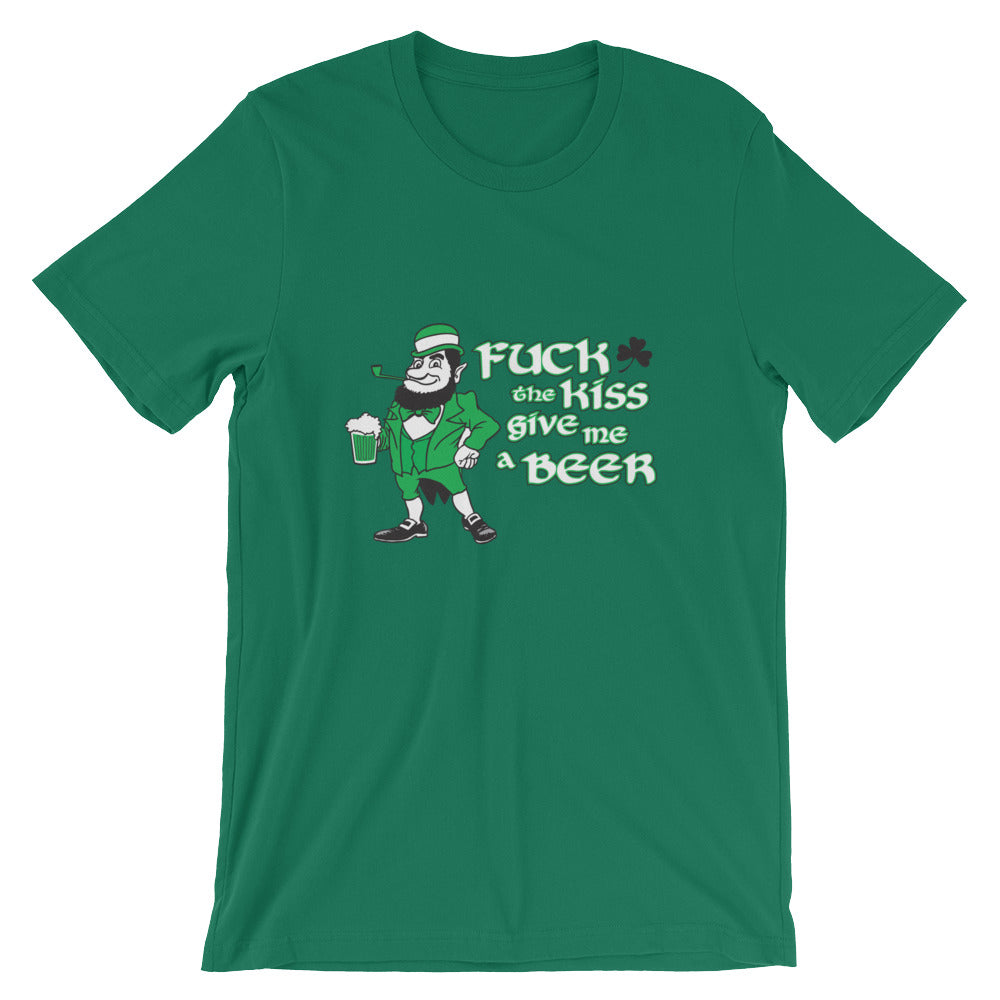 Fuck a Kiss Give Me a Beer Tee