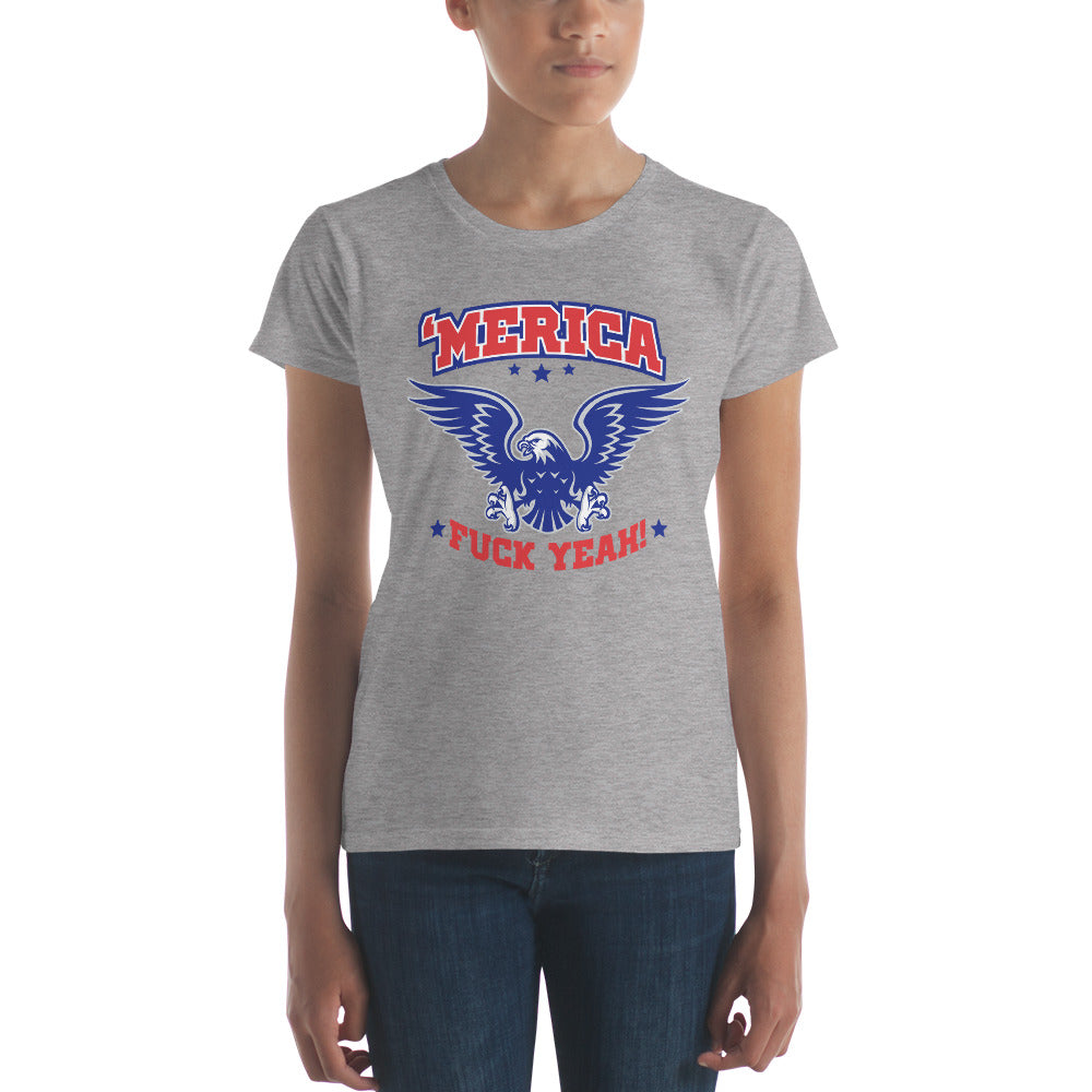 Women's 'Merica Fuck Yeah Tee