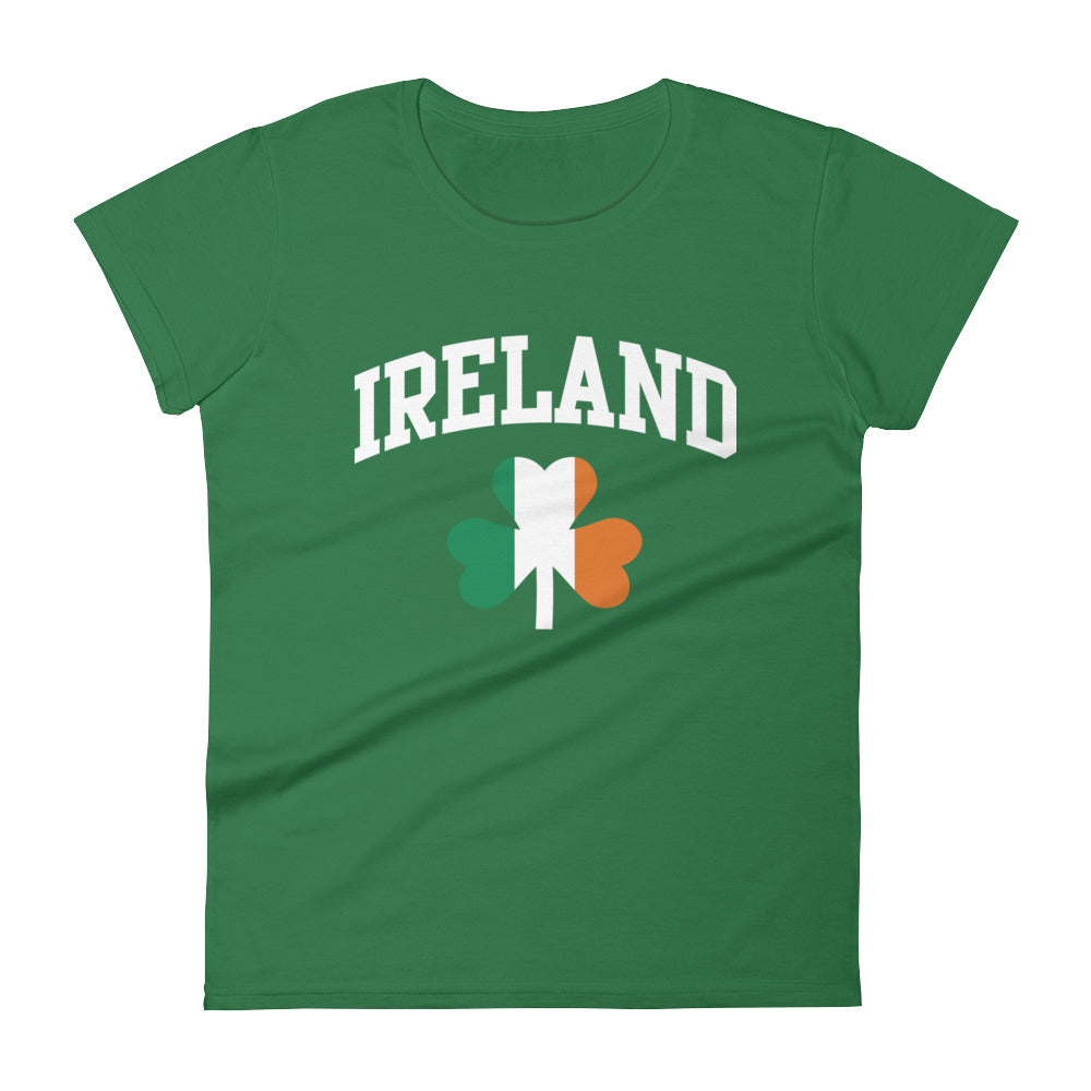 Women's Irish Flag Clover Tee