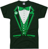 Beer Me Dark Irish Green Tuxedo Tee