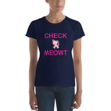 Women's Check Meowt Tee